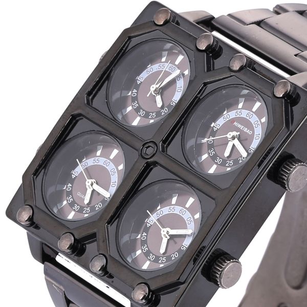 shiweibao famous cool men boy cool stainless steel four movements quartz wristwatch male business personality waterproof watches, Slivery;brown
shiweibao famous cool men boy cool stainless steel four movements quartz wristwatch male business personality waterproof watches, Slivery;brown