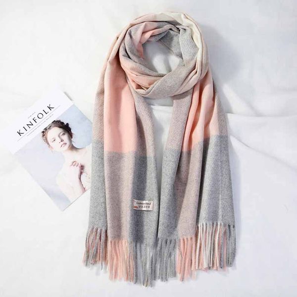 scarf autumn and winter female students lovely soft sister winter thickened plaid lovers korean version of the ins girls heart scarf, Blue;gray
scarf autumn and winter female students lovely soft sister winter thickened plaid lovers korean version of the ins girls heart scarf, Blue;gray