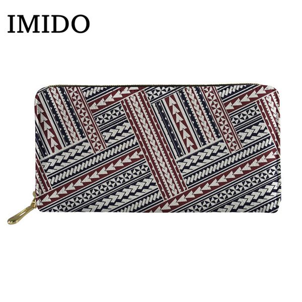 imido brand wallet pu leather wallets polynesian traditional tribal style ladies long purses luxury clutch card holders carteras, Red;black
imido brand wallet pu leather wallets polynesian traditional tribal style ladies long purses luxury clutch card holders carteras, Red;black