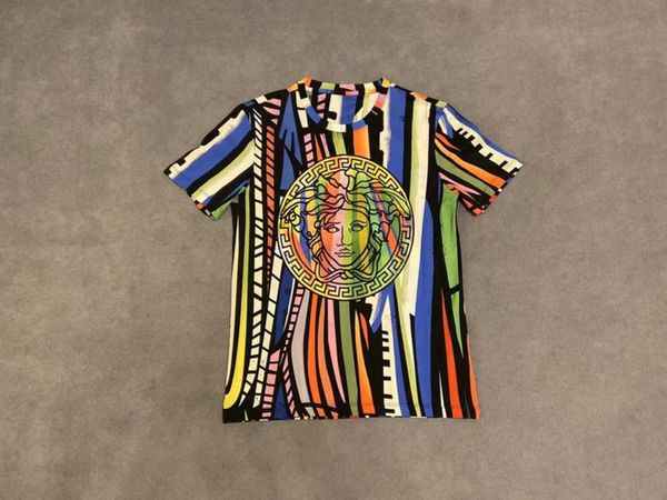 designer spring and summer new high-end fashion europe france contrast color striped print t-shirt high-quality men and women cooly2cc, Black;brown
designer spring and summer new high-end fashion europe france contrast color striped print t-shirt high-quality men and women cooly2cc, Black;brown