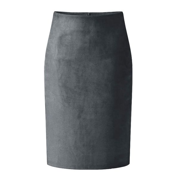 high street women suede multi color pencil midi skirt female spring autumn winter basic tube bodycon skirts, Black
high street women suede multi color pencil midi skirt female spring autumn winter basic tube bodycon skirts, Black