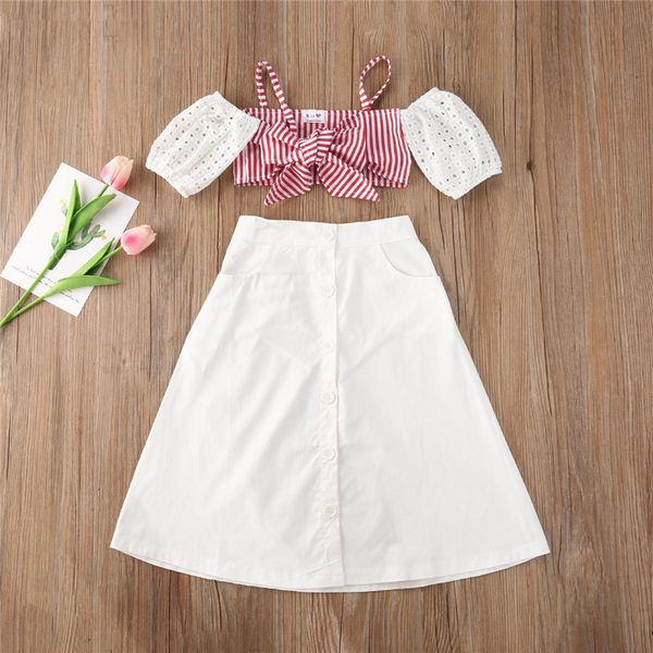 2020 Cute Girls Clothes Infant Baby Girl Kid Off Shoulder lace Tops+Long Skirt/Pants Outfit Sunsuit Kids Clothing Set 1-6Y, White
2020 Cute Girls Clothes Infant Baby Girl Kid Off Shoulder lace Tops+Long Skirt/Pants Outfit Sunsuit Kids Clothing Set 1-6Y, White