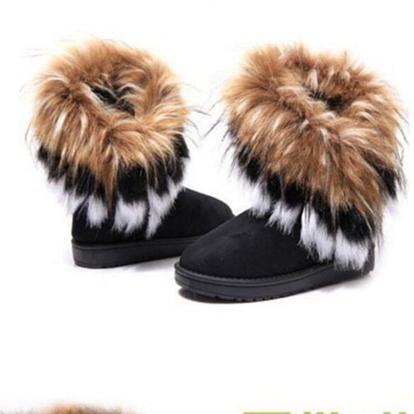 fashion women's boots winter new snow boots in the tube imitation hair ladies cotton comfortable warm women's, Black
fashion women's boots winter new snow boots in the tube imitation hair ladies cotton comfortable warm women's, Black
