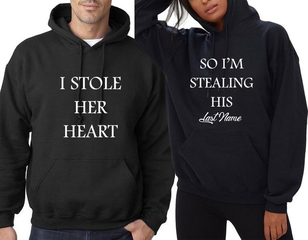 sugarbaby new arrival i stole her heart so i am stealing his last name wedding couple matching hoodie valentines hoody dropship, Black
sugarbaby new arrival i stole her heart so i am stealing his last name wedding couple matching hoodie valentines hoody dropship, Black
