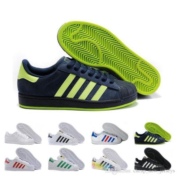 2019 wholesale super star white hologram iridescent junior superstars 80s pride womens mens trainers superstar designer casual shoes, Black
2019 wholesale super star white hologram iridescent junior superstars 80s pride womens mens trainers superstar designer casual shoes, Black