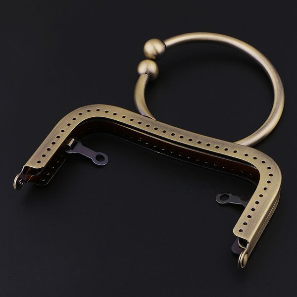 1 piece metal purse frame round design handbag handle for diy bags making accessories, Black
1 piece metal purse frame round design handbag handle for diy bags making accessories, Black