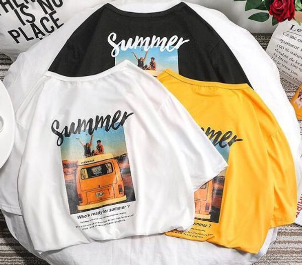 2020 лета european american tshirts street новая за творческие tshirts классического образца печати моды диких футболка, White;black
2020 лета european american tshirts street новая за творческие tshirts классического образца печати моды диких футболка, White;black