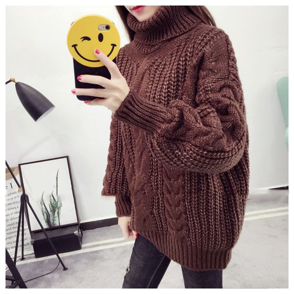 autumn and winter warm women sweater long sleeve turtleneck knitted pullover cashmere sweater high elasticity thick, White;black
autumn and winter warm women sweater long sleeve turtleneck knitted pullover cashmere sweater high elasticity thick, White;black