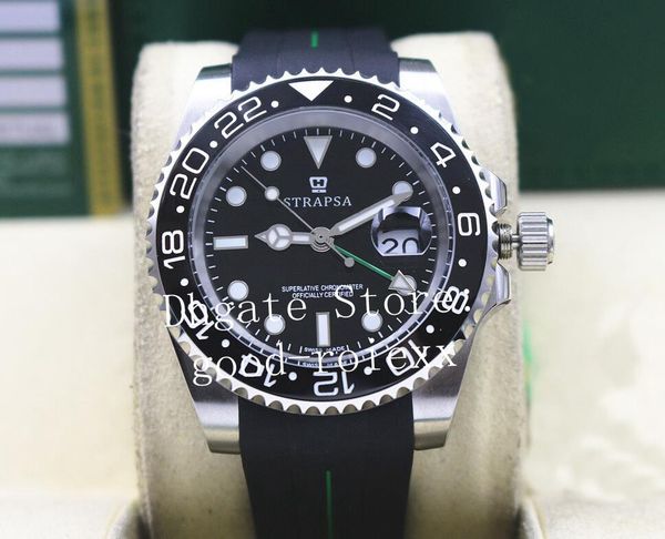 men's ceramic bezel watches automatic 2813 movement sapphire watch men gmt ii superlative 116710 oysterflex rubber master dive wristwat, Slivery;brown
men's ceramic bezel watches automatic 2813 movement sapphire watch men gmt ii superlative 116710 oysterflex rubber master dive wristwat, Slivery;brown