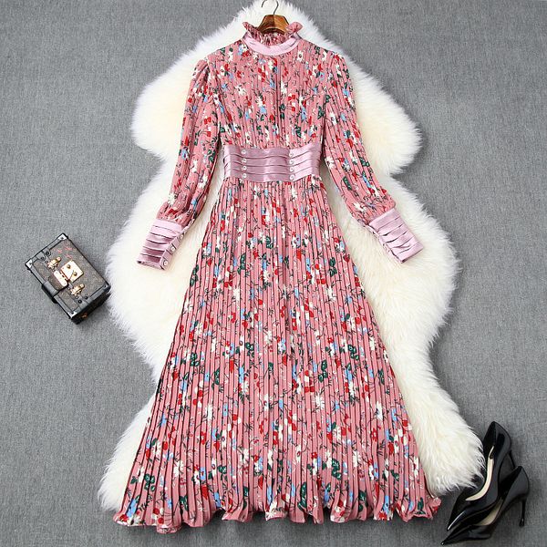 spring 2020 for european and american women's wear lantern sleeve long sleeve stand collar splicing printing fashion dress, Black;gray
spring 2020 for european and american women's wear lantern sleeve long sleeve stand collar splicing printing fashion dress, Black;gray