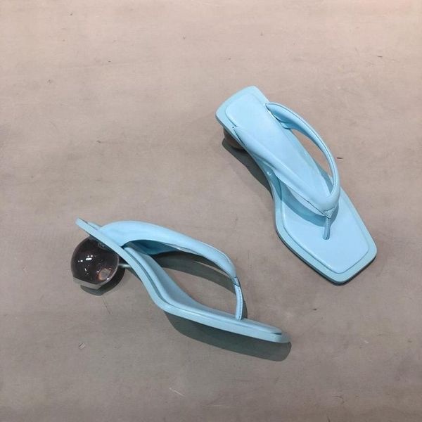 concise sheepskin flip flops 2020 spring summer slippers transparent round heels genuine leather shoese woman slides women, Black
concise sheepskin flip flops 2020 spring summer slippers transparent round heels genuine leather shoese woman slides women, Black