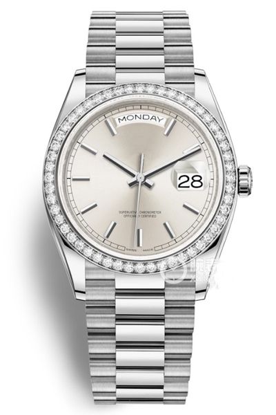 new2020 the weekly log model is equipped with 3255 automatic chain link movement 904l steel 36mm diameter manual diamond inset, Slivery;brown
new2020 the weekly log model is equipped with 3255 automatic chain link movement 904l steel 36mm diameter manual diamond inset, Slivery;brown