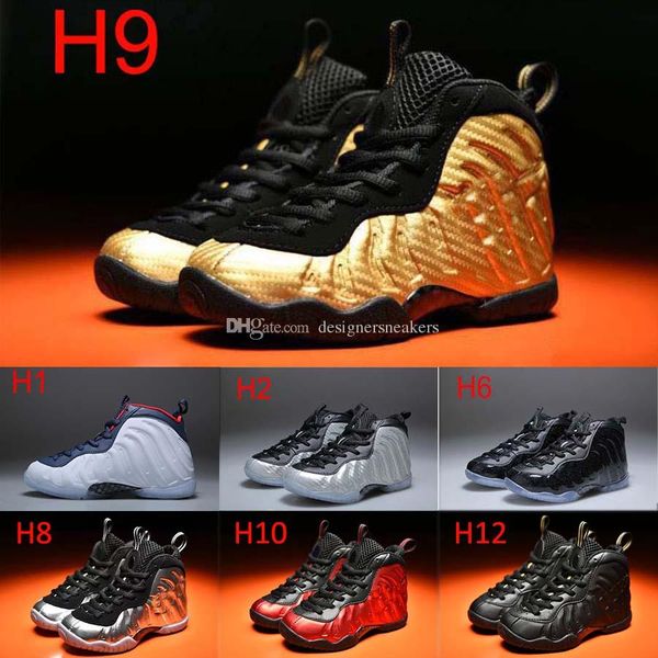 2019 new youth pro metallic gold dr doom royal kids basketball shoes girl boy penny hardaway trainers shoes sports sneakers, Black 
2019 new youth pro metallic gold dr doom royal kids basketball shoes girl boy penny hardaway trainers shoes sports sneakers, Black