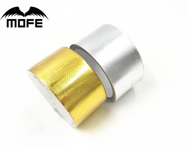 mofe 2"x5 meter fiberglass heat reflective tape gold high temperature heat and sound shield wrap roll adhesive car styling
mofe 2"x5 meter fiberglass heat reflective tape gold high temperature heat and sound shield wrap roll adhesive car styling