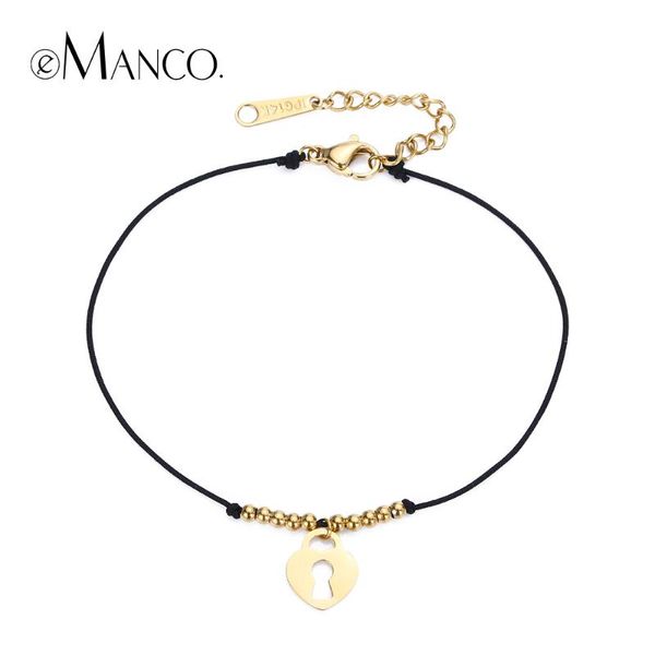 emanco adjustable charm bracelets jewelry stainless steel bracelet for women friendship femme rope string acier inoxydable, White
emanco adjustable charm bracelets jewelry stainless steel bracelet for women friendship femme rope string acier inoxydable, White