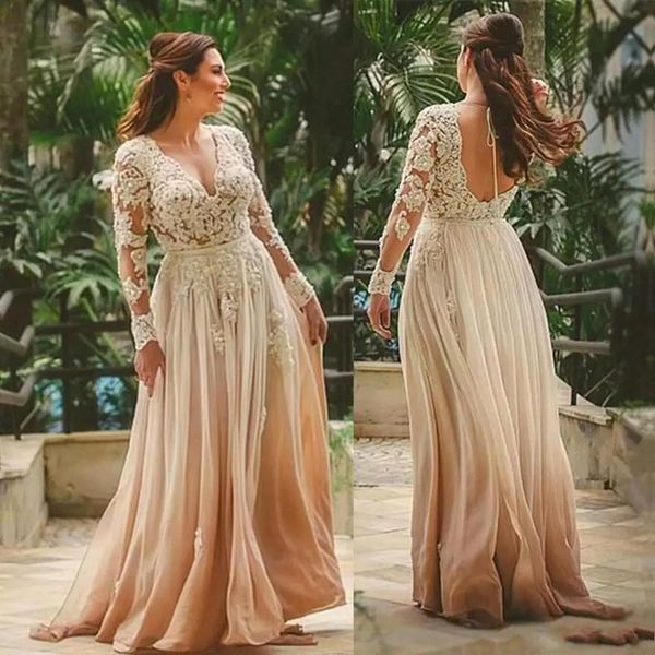 elegant champagne v neck boho mother dresses a-line floor length bridal gown indian style backless lace mother of brides gowns bc1715, Black;red
elegant champagne v neck boho mother dresses a-line floor length bridal gown indian style backless lace mother of brides gowns bc1715, Black;red