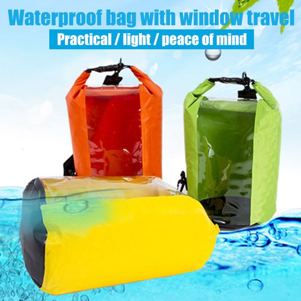 outdoor bags 8l waterproof storage bag transparent clothes for drifting drop 
outdoor bags 8l waterproof storage bag transparent clothes for drifting drop