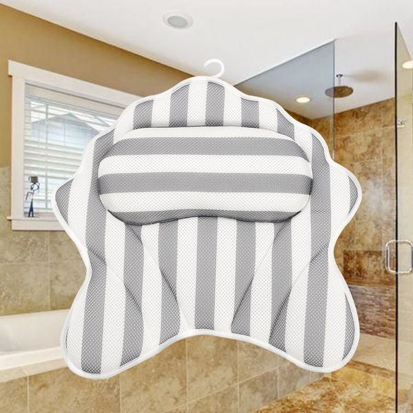 suction cup home spa headrest 3d mesh non slip cushion bathtub quick dry bath pillow anti mold neck support washable ergonomic
suction cup home spa headrest 3d mesh non slip cushion bathtub quick dry bath pillow anti mold neck support washable ergonomic