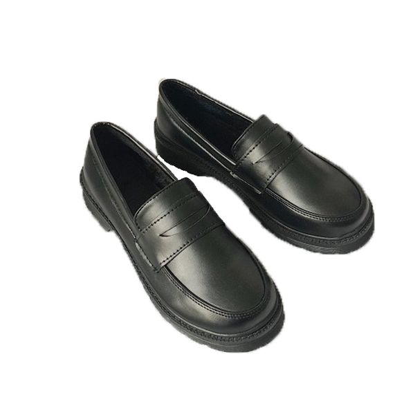 uniform small leather shoes female mori department wild ulzzang retro ins single shoes one pedal soft sister tide, Black
uniform small leather shoes female mori department wild ulzzang retro ins single shoes one pedal soft sister tide, Black
