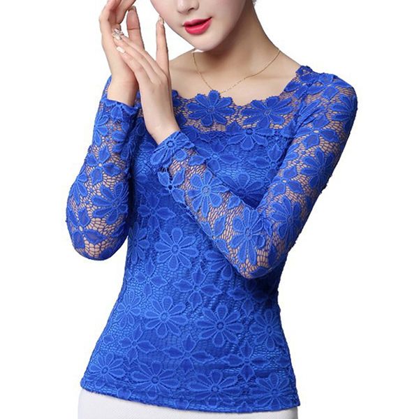 women blouses shirts long sleeve lace blouses hollow out crochet blusas femininas fashion plus size -5xl, White
women blouses shirts long sleeve lace blouses hollow out crochet blusas femininas fashion plus size -5xl, White