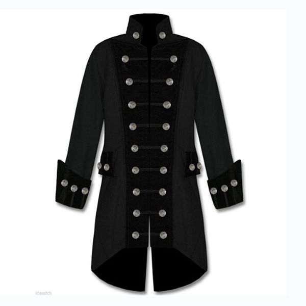cosplay medieval mens retro punk jacket costume victorian renaissance gothic pirates steampunk coat costume male retro clothing, Tan;black
cosplay medieval mens retro punk jacket costume victorian renaissance gothic pirates steampunk coat costume male retro clothing, Tan;black