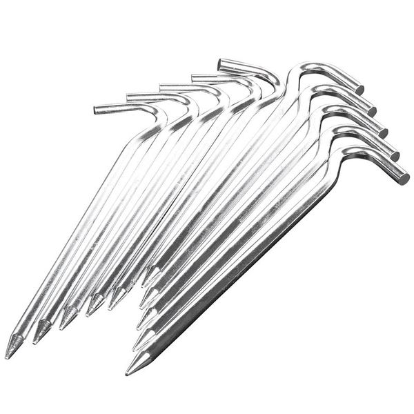 18cm long metal tent pegs heavy duty ground camping / gazebo / tent / awnings, 10 pegs tents and shelters
18cm long metal tent pegs heavy duty ground camping / gazebo / tent / awnings, 10 pegs tents and shelters