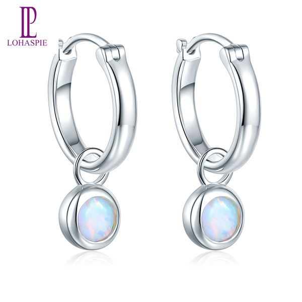 solid 925 sterling silver gemstone round opal drop dangle earrings for women gift fine fashion jewelry white gold plated elegant lady new, Black
solid 925 sterling silver gemstone round opal drop dangle earrings for women gift fine fashion jewelry white gold plated elegant lady new, Black