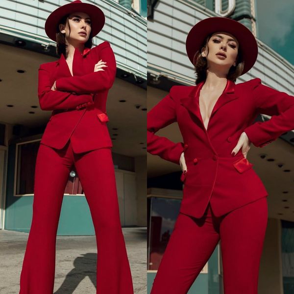 2020 new arrival evening pants v neck long sleeve formal pants ankle length plus size satin two pieces party gown, Black;red
2020 new arrival evening pants v neck long sleeve formal pants ankle length plus size satin two pieces party gown, Black;red
