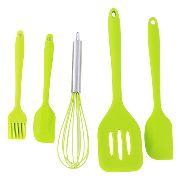 5pcs kitchen cooking kit food-grade silicone heat resistant scratch scraper oil brush spatula egg beater 3 colors high quality
5pcs kitchen cooking kit food-grade silicone heat resistant scratch scraper oil brush spatula egg beater 3 colors high quality