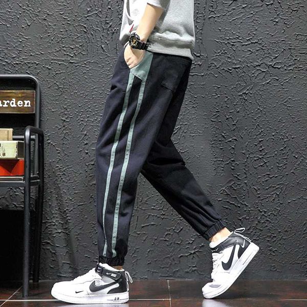 2020 spring and summer new striped casual beam pants large size trousers fashion trend men's pencil pants men sports, Black
2020 spring and summer new striped casual beam pants large size trousers fashion trend men's pencil pants men sports, Black