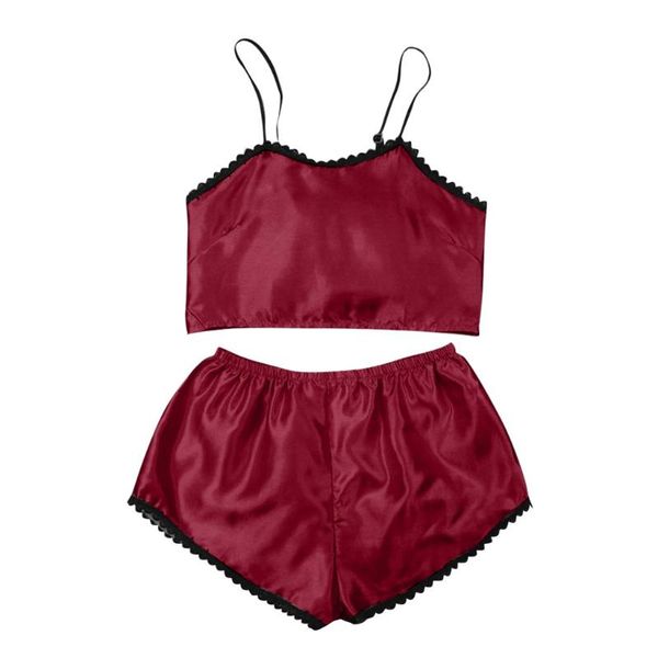 satin silk sling pajamas nightdress sleeveless lingerie women underwear sleepwear fashion new four season ensemble pyjama femme, Black;red
satin silk sling pajamas nightdress sleeveless lingerie women underwear sleepwear fashion new four season ensemble pyjama femme, Black;red
