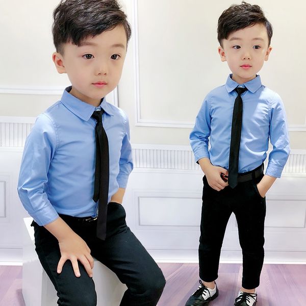 autumn casual clothing shirt children's clothing british style boy blue shirt thickened children's long sleeve casual lapel cotton, White;black
autumn casual clothing shirt children's clothing british style boy blue shirt thickened children's long sleeve casual lapel cotton, White;black