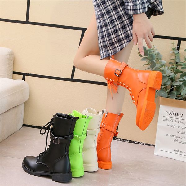riding boots booties ladies shoes martins for women flat heel round toe lace up low heels booties rock mid-calf rubber mid calf, Black
riding boots booties ladies shoes martins for women flat heel round toe lace up low heels booties rock mid-calf rubber mid calf, Black
