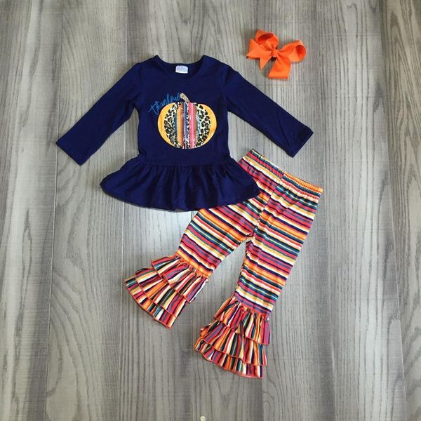 baby girl clothes girls fall clothes girls halloween outfit navy pumpkin with pants multicolor stripes matching bow, White
baby girl clothes girls fall clothes girls halloween outfit navy pumpkin with pants multicolor stripes matching bow, White