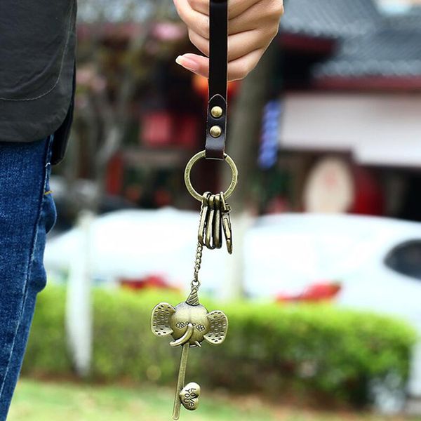 alloy elephant nose keychain creative handmade retro woven keychain personalized fashion keychains key ring accessories pendant, Silver
alloy elephant nose keychain creative handmade retro woven keychain personalized fashion keychains key ring accessories pendant, Silver