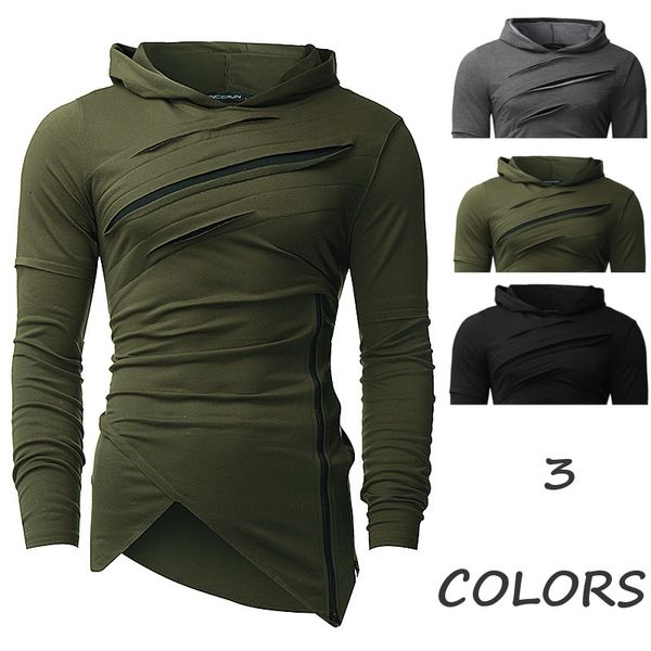 spring autumn hoodies brand mens plain casual sweatshirt hip hop irregular design zipper hoodie men pullover plus size 3xl, Black
spring autumn hoodies brand mens plain casual sweatshirt hip hop irregular design zipper hoodie men pullover plus size 3xl, Black