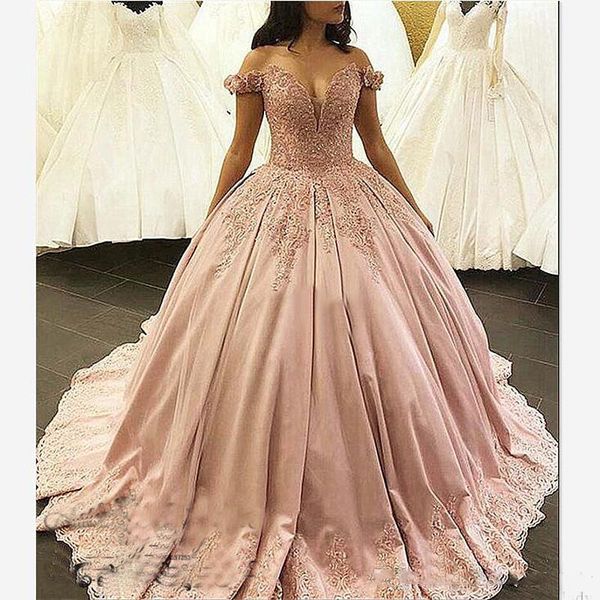 2019 Blush Pink Prom Dress с плеча бальные платья с аппликацией длинные вечерние платья
2019 Blush Pink Prom Dress с плеча бальные платья с аппликацией длинные вечерние платья