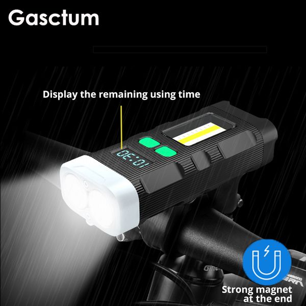 5000lm bicycle light 2x l2 led bike light usb rechargeable 5200mah battery cycling magnet with led screen front lamp
5000lm bicycle light 2x l2 led bike light usb rechargeable 5200mah battery cycling magnet with led screen front lamp