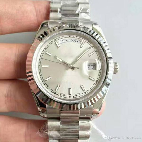 new mens watch sweep white face automatic movement mechanical diamonds date silver stainess steel sapphire original clasp men watches, Slivery;brown
new mens watch sweep white face automatic movement mechanical diamonds date silver stainess steel sapphire original clasp men watches, Slivery;brown