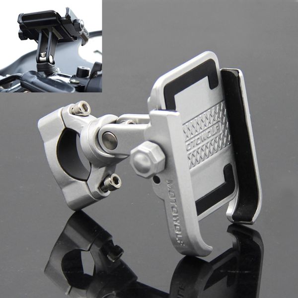motorcycle 4-6 inches mobile phone holder aluminum alloy rotation universal electric car navigation bracket stable
motorcycle 4-6 inches mobile phone holder aluminum alloy rotation universal electric car navigation bracket stable
