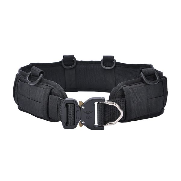 waist support adjustable belt outdoor army tactical battle molle belts cs games combat training hunting men, Black;gray
waist support adjustable belt outdoor army tactical battle molle belts cs games combat training hunting men, Black;gray
