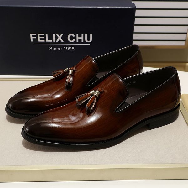 felix chu patent leather men tassel loafer shoes black brown slip on mens dress shoes wedding party formal shoes size 39-46 t200610
felix chu patent leather men tassel loafer shoes black brown slip on mens dress shoes wedding party formal shoes size 39-46 t200610