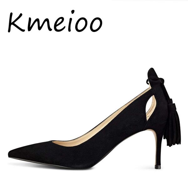 kmeioo us size 5-15 women shoes fringes pumps pointed toe kitten heels slip on cut out med heels tassel wedding evening shoes, Black;white
kmeioo us size 5-15 women shoes fringes pumps pointed toe kitten heels slip on cut out med heels tassel wedding evening shoes, Black;white