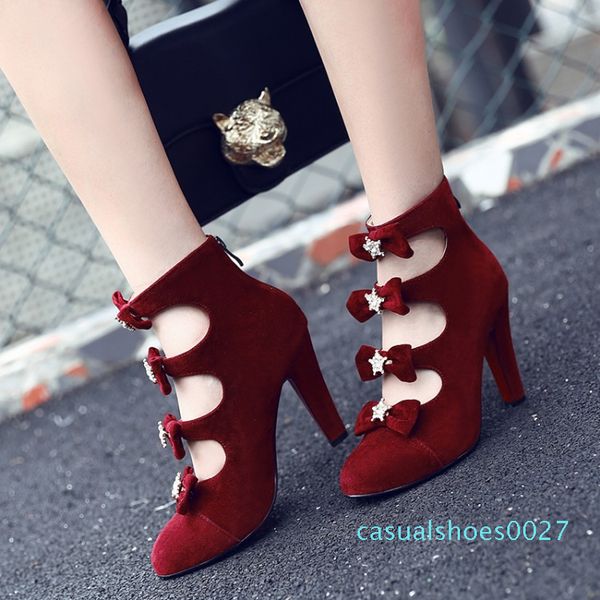 big size11 12 13 14 15 16 17suede round-headed butterfly-knot water drill hollow back zipper high heel short-barrel boots c27, Black
big size11 12 13 14 15 16 17suede round-headed butterfly-knot water drill hollow back zipper high heel short-barrel boots c27, Black
