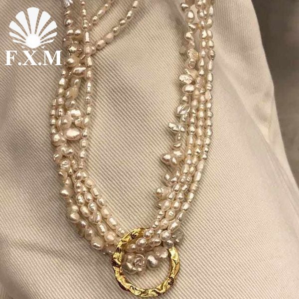 natural fresh water pearl necklace, hand-made multi-layer neck chain, clavicle chain, Golden;silver
natural fresh water pearl necklace, hand-made multi-layer neck chain, clavicle chain, Golden;silver