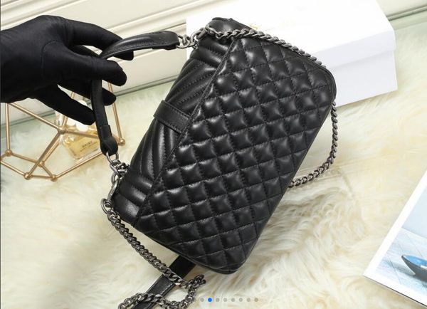 24cm classic bags check shape flaps chain fashion bag real leather handbags shoulder bags clutch women tote messenger purse
24cm classic bags check shape flaps chain fashion bag real leather handbags shoulder bags clutch women tote messenger purse