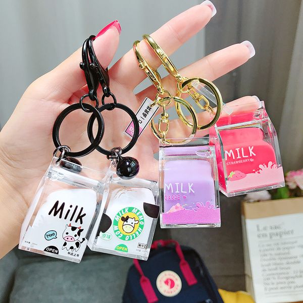 creative dairy cow milk drinks acrylic keychain cute fruit moving liquid keyrings decompression drift bottle jewelry kids gifts, Silver
creative dairy cow milk drinks acrylic keychain cute fruit moving liquid keyrings decompression drift bottle jewelry kids gifts, Silver