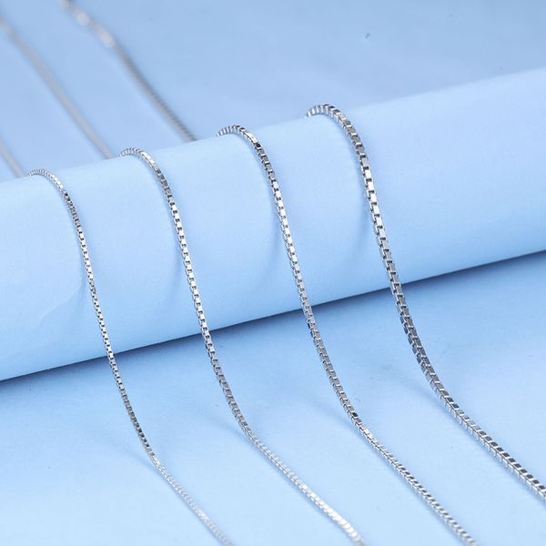 cr jewelry 10 pcs/lot 100% genuine s925 sterling silver 0.8 mm box chains necklace 16
cr jewelry 10 pcs/lot 100% genuine s925 sterling silver 0.8 mm box chains necklace 16