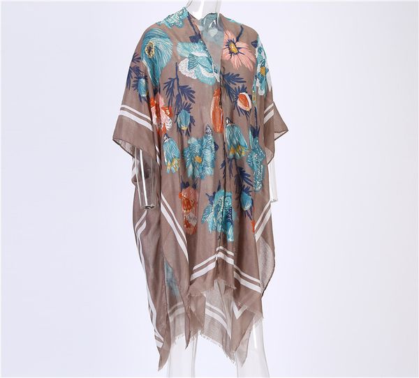 new printed beach blouse bikini jacket swimsuit jacket positioning flower beach blouse holiday robe skirt, Blue;gray
new printed beach blouse bikini jacket swimsuit jacket positioning flower beach blouse holiday robe skirt, Blue;gray