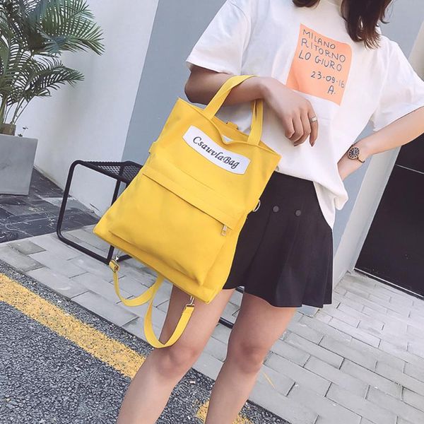 multifunction canvas bag women's handbag large capacity casual tote bag hit color big shoulder travel preppy satchel
multifunction canvas bag women's handbag large capacity casual tote bag hit color big shoulder travel preppy satchel